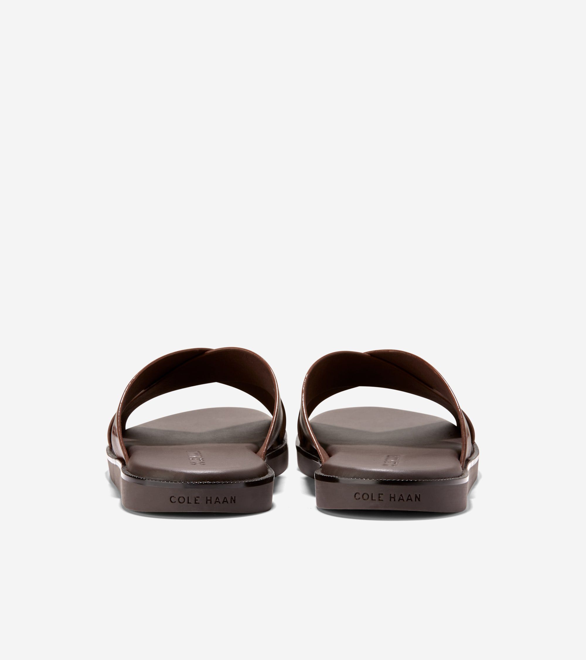 Men s Nantucket Cross Strap Sandals in Brown Cole Haan
